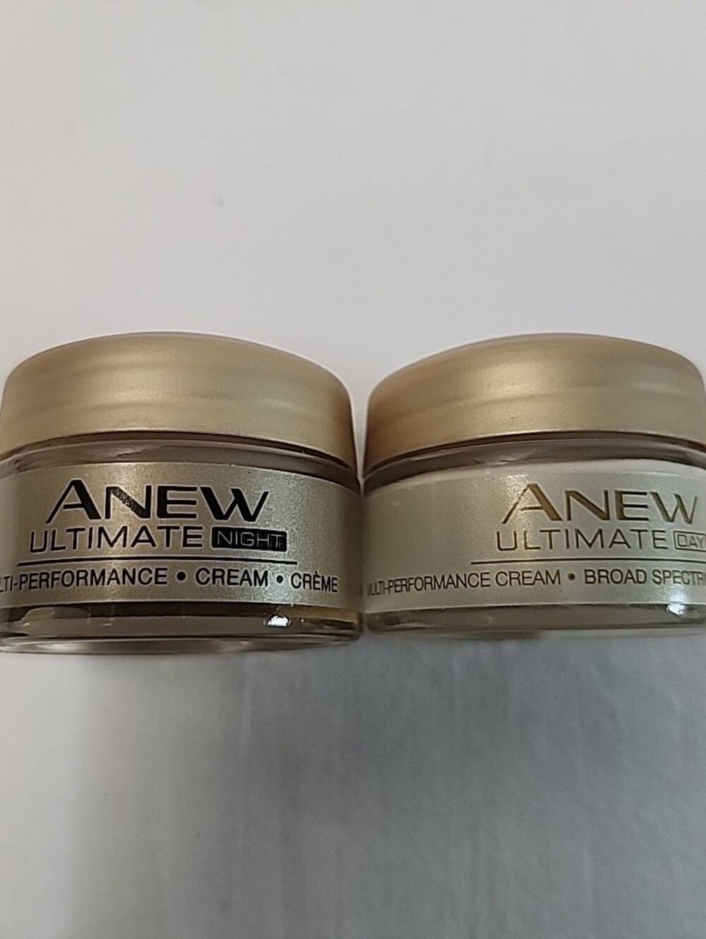 New Avon Anew Ultimate Night Cream and Ultimate Day Cream Travel Size .50 oz